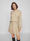 VILA HIGH NECK KNITTED PULLOVER, Natural Melange, highres - 14084179_NaturalMelange_003.jpg