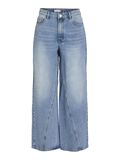 VILA HIGH WAIST LOOSE FIT JEANS, Light Blue Denim, highres - 14105147_LightBlueDenim_001.jpg