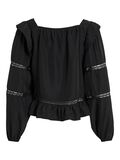 Vila LACE DETAILED BLOUSE, Black, highres - 14091537_Black_002.jpg