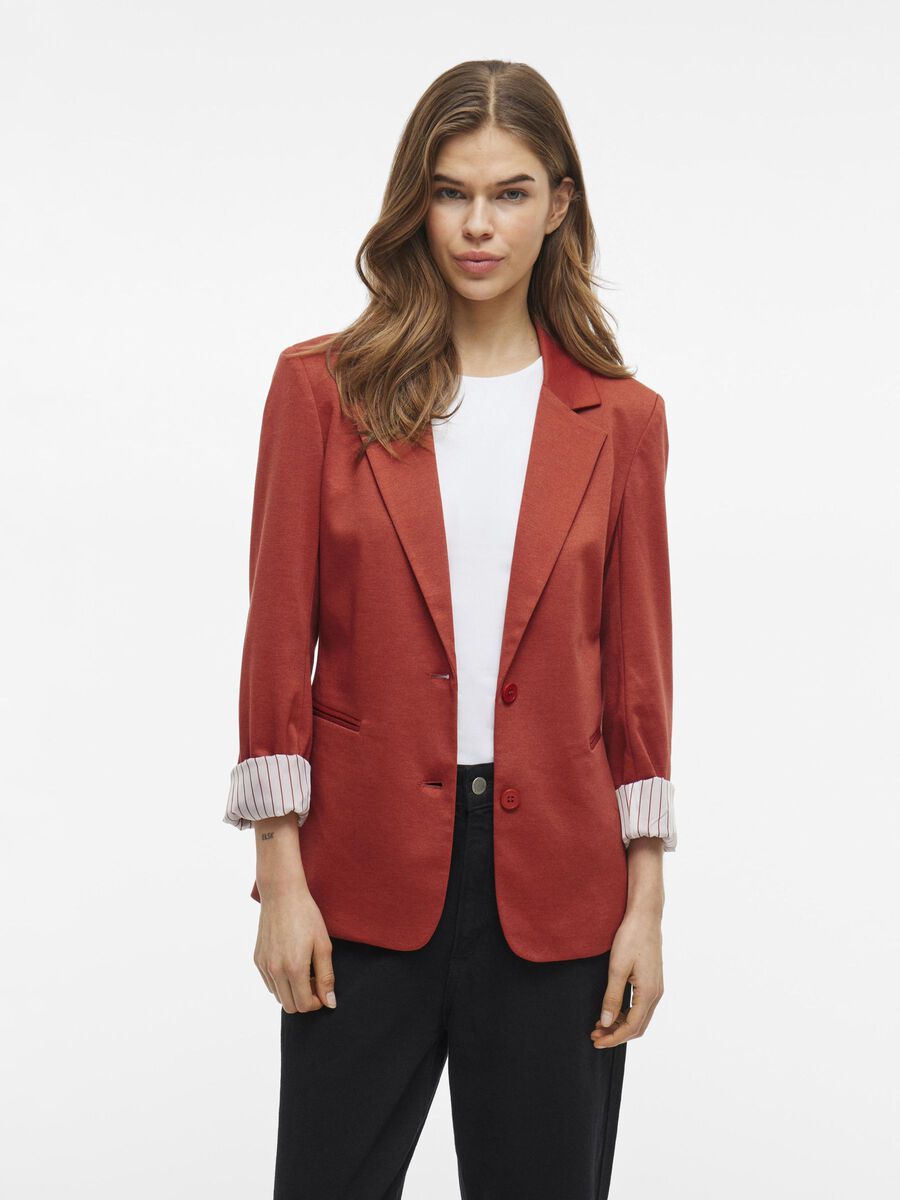 VILA JERSEY BLAZER, Barn Red, highres - 14109499_BarnRed_1208990_003.jpg