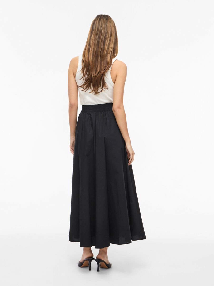 Product carousel image - VIVALENCIA HIGH WAIST MAXI SKIRT, Black Beauty | 2