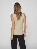 Vila V-NECK KNITTED VEST, Natural Melange, highres - 14067804_NaturalMelange_004.jpg