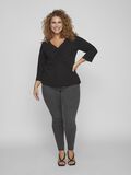 Vila CURVE - 3/4 SLEEVED BLOUSE, Black, highres - 14092932_Black_005.jpg