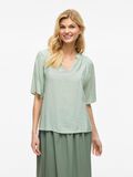 VILA SCOLLO A V TOP A MANICHE CORTE, Silt Green, highres - 14105244_SiltGreen_003.jpg