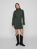 VILA TIE WAIST KNITTED DRESS, Pineneedle, highres - 14061999_Pineneedle_003.jpg