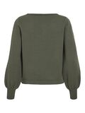 VILA BOATNECK KNITTED PULLOVER, Four Leaf Clover, highres - 14109860_FourLeafClover_002.jpg