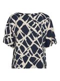 VILA BOOTHALS TOP MET KORTE MOUWEN, Navy Blazer, highres - 14105445_NavyBlazer_1174246_001.jpg