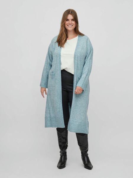 Vila CURVE - OPEN FRONT CARDIGAN, Tourmaline, highres - 14075722_Tourmaline_943936_003.jpg