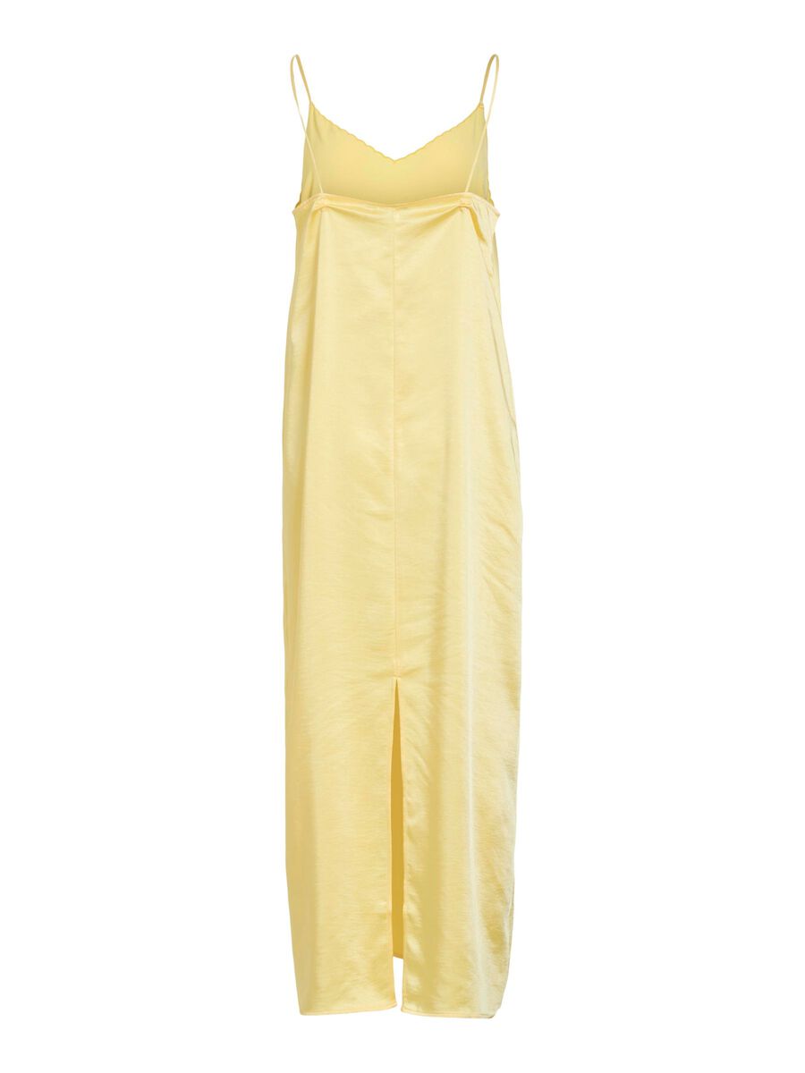 VILA VIHANARA STRAP MAXI DRESS, Pale Banana, highres - 14111847_PaleBanana_002.jpg