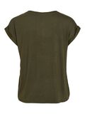 Product image thumbnail - VIELLETTE SHORT SLEEVED TOP, Forest Night | 6