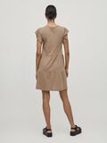 VILA VISUMMER CAP SLEEVED VESTITO MINI, Portabella, highres - 14059946_Portabella_004.jpg