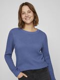 VILA VIDALO - BASIQUE PULL EN MAILLE, Bijou Blue, highres - 14082767_BijouBlue_007.jpg