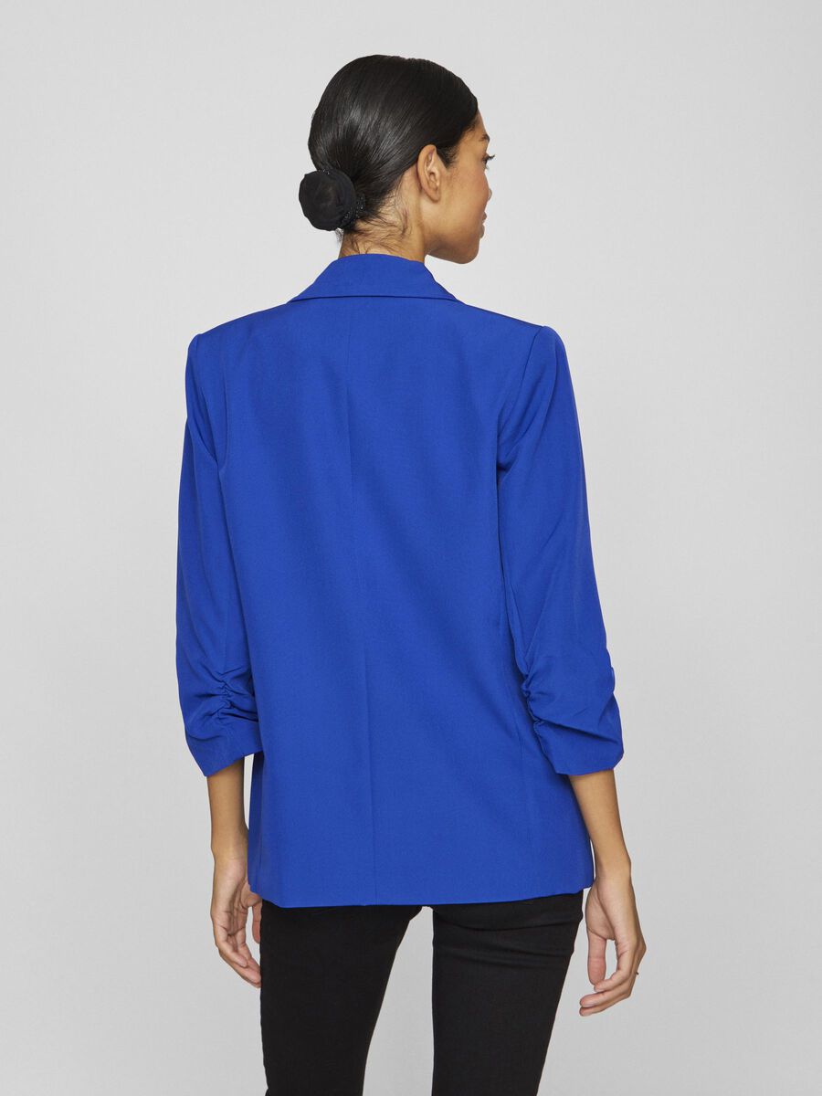 VILA 3/4-ÆRMET BLAZER, Mazarine Blue, highres - 14106705_MazarineBlue_004.jpg