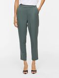 Product image thumbnail - VIVARONE SLIM FIT HIGH WAISTED TROUSERS, Balsam Green | 1
