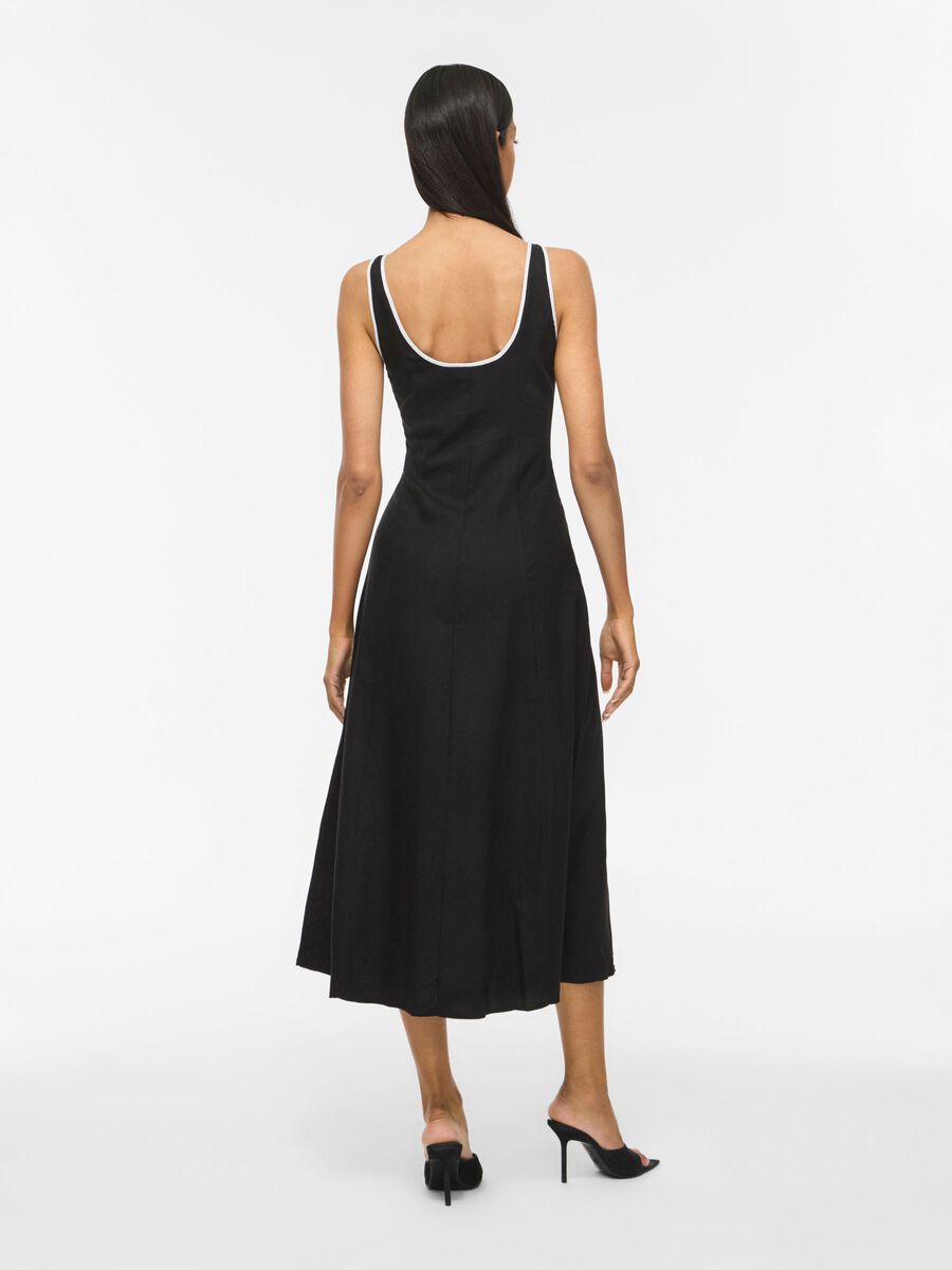 Product carousel image - VILIGA SLEEVELESS MIDI DRESS, Black | 2