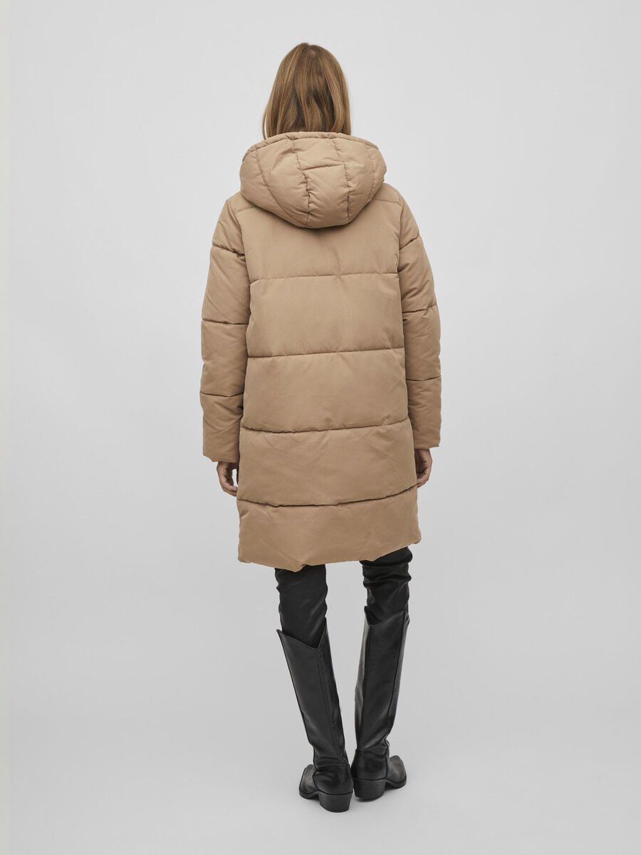 Vila HOODED PUFFER CAPPOTTO, Tigers Eye, highres - 14079826_TigersEye_004.jpg