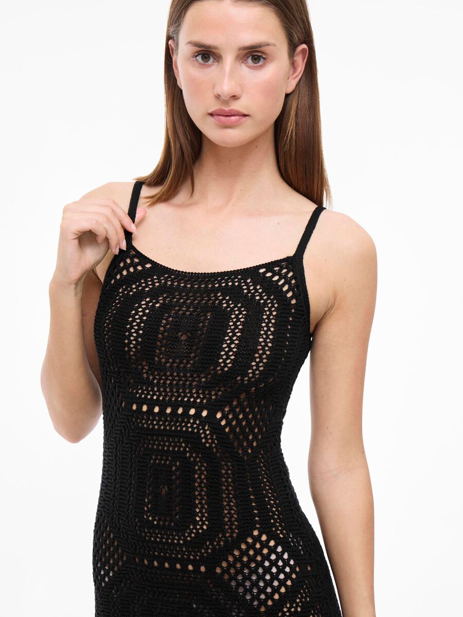 Carousel image - GEBREID MAXI-JURK, Black Beauty | 5