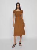 VILA SHORT SLEEVED MIDI DRESS, Rubber, highres - 14103583_Rubber_003.jpg