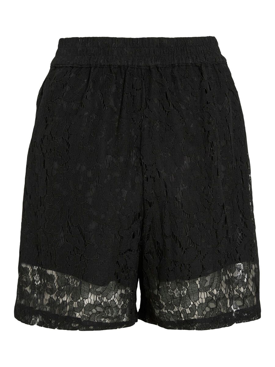 VILA VIOLINE KANT HIGH-WAIST SHORT, Black, highres - 14114792_Black_002.jpg