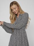 Vila BUTTON LONG SLEEVED DRESS, Black, highres - 14074840_Black_949850_006.jpg