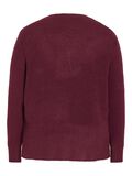 Vila CURVE - KNITTED TOP, Beet Red, highres - 14090597_BeetRed_002.jpg