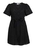 VILA SHORT SLEEVED SHORT DRESS, Black Beauty, highres - 14106560_BlackBeauty_001.jpg