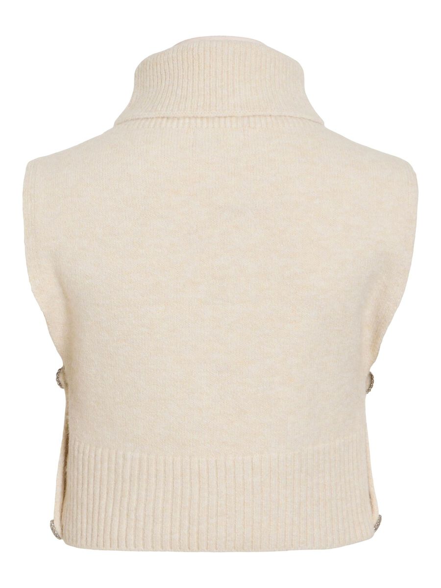 VILA KNITTED COLLAR, Birch, highres - 14089425_Birch_002.jpg