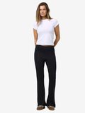 Noisy May HIGH WAIST FLARED TROUSERS, Black, highres - 27015320_Black_007.jpg