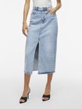 VILA VIJAF MIDI DENIM SKIRT, Light Blue Denim, highres - 14099736_LightBlueDenim_1147740_003.jpg