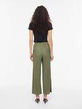 Product image thumbnail - HIGH WAIST CULOTTE TROUSERS, Oil Green | 2