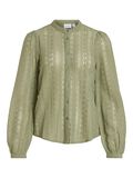 VILA VICHIKKA BLONDE SKJORTE, Oil Green, highres - 14082977_OilGreen_001.jpg