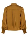 Product image thumbnail - VIENNA BALLOON SLEEVED SHIRT, Golden Brown | 2