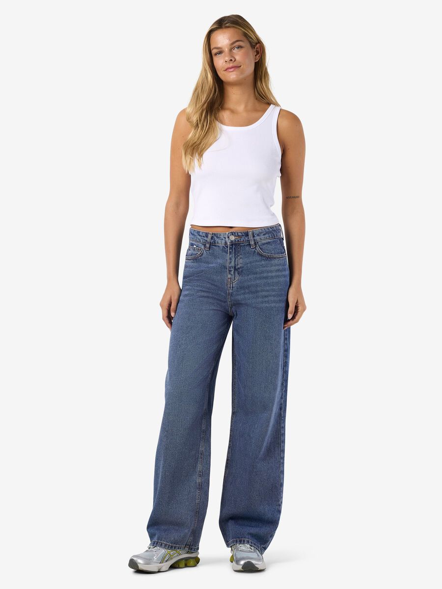 Product carousel image - NMALEXA JEAN LOOSE FIT, Medium Blue Denim | 2