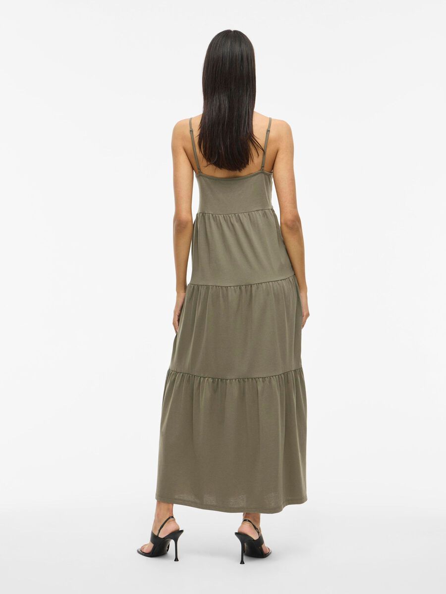 VILA STROP MIDIKJOLE, Dusty Olive, highres - 14110006_DustyOlive_004.jpg