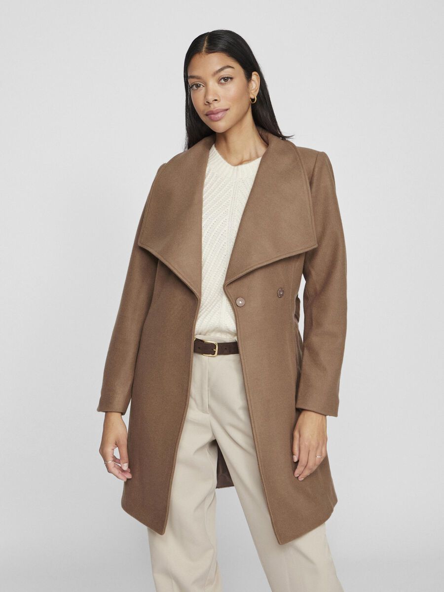 VILA BELTED COAT, Brown Lentil, highres - 14103251_BrownLentil_003.jpg