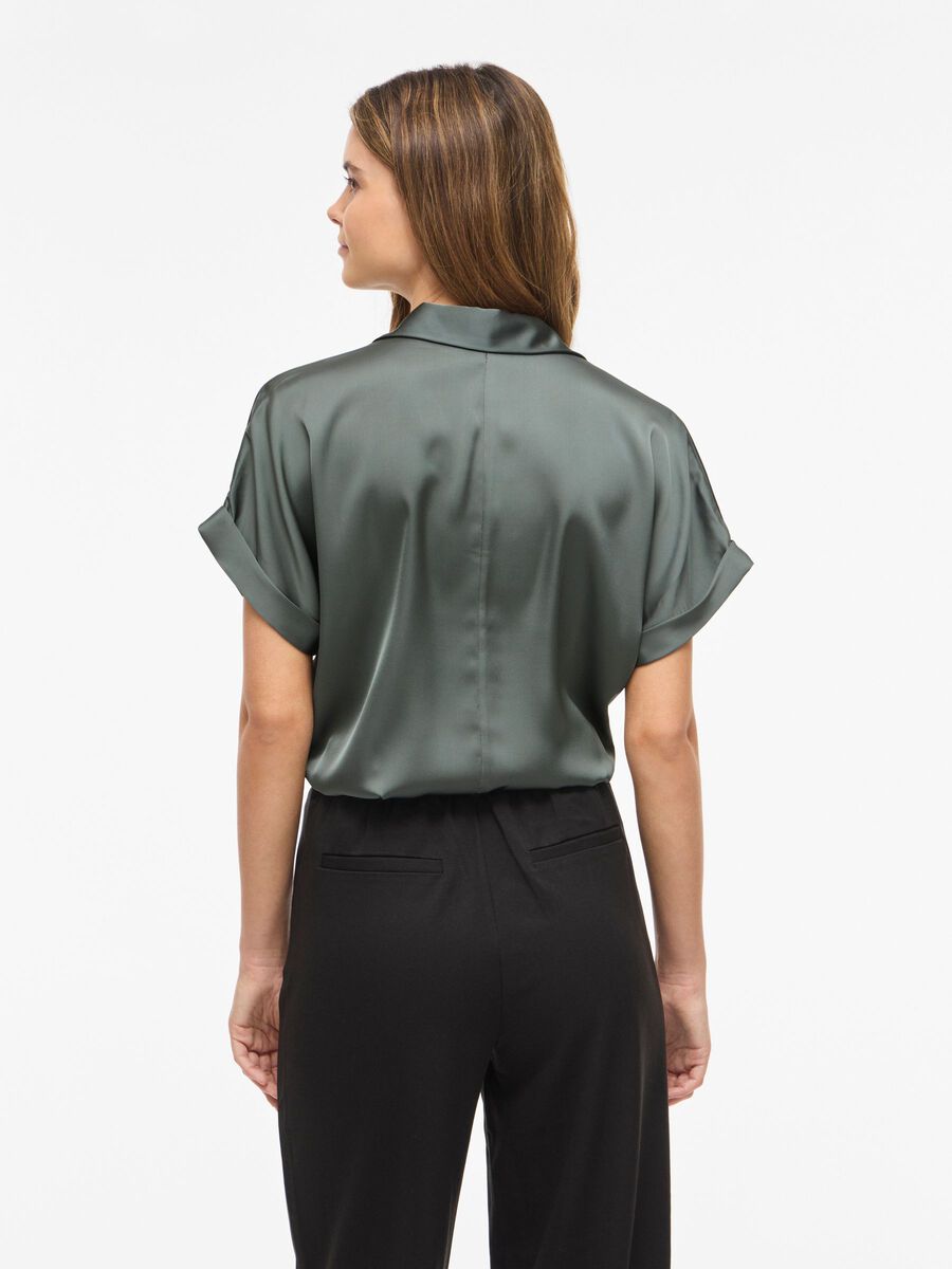 Carousel image - VIENNA SHORT SLEEVED SHIRT, Balsam Green | 2