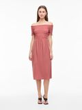 VILA VILISA OFF-SHOULDER MIDI DRESS, Brick Dust, highres - 14107132_BrickDust_003.jpg