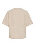 Product image thumbnail - VILIGA SHORT SLEEVED KNITTED TOP, Birch | 6
