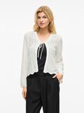 VILA TIE STRING KNITTED CARDIGAN, Snow White, highres - 14107043_SnowWhite_003.jpg