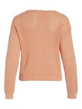 Vila BOATNECK KNITTED PULLOVER, Shell Coral, highres - 14089578_ShellCoral_002.jpg