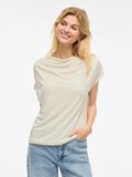 VILA VIMODALA WATERFALL CAP SLEEVE TOP, Birch, highres - 14107641_Birch_007.jpg