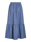 VILA VISHIKA HIGH WAIST MIDI SKIRT, Blue Denim, highres - 14108318_BlueDenim_002.jpg