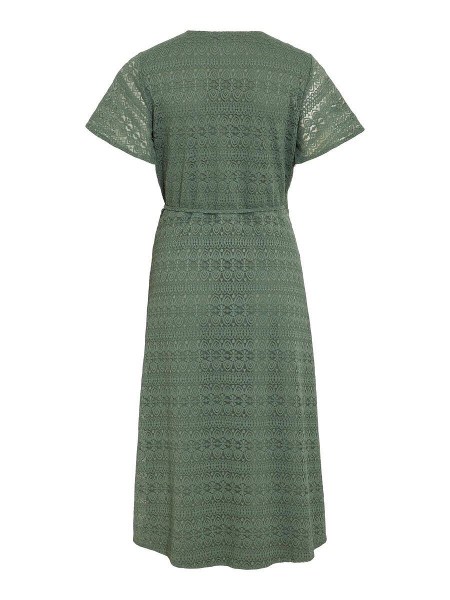 VILA MIDI WRAP DRESS, Laurel Wreath, highres - 14109713_LaurelWreath_002.jpg