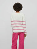 Vila STRIPED KNITTED PULLOVER, White Alyssum, highres - 14079691_WhiteAlyssum_987121_004.jpg