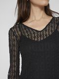 VILA LONG SLEEVED MIDI DRESS, Black, highres - 14108865_Black_006.jpg