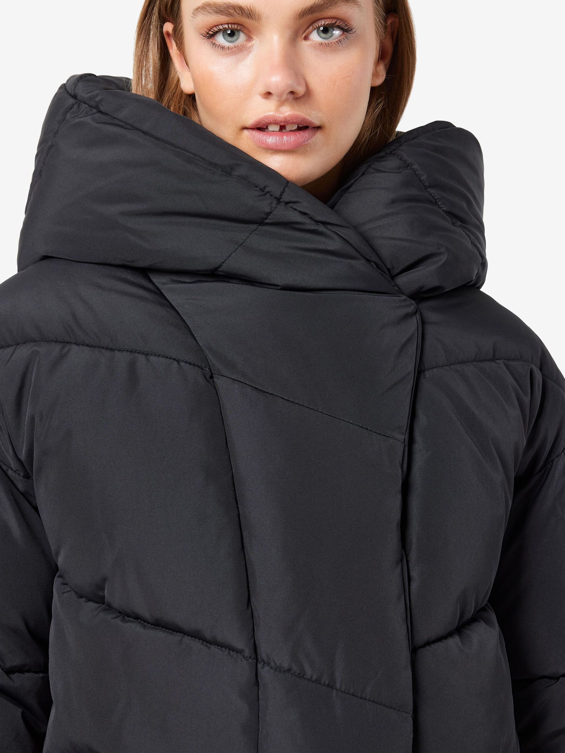 Carousel image - NMTALLY LONG PUFFER JACKET, Black | 3