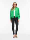 Product image thumbnail - VIBUBBLE ZIPPER BOMBER JACKET, Kelly Green | 4