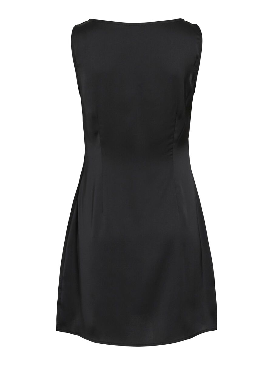 VILA VIENNA SLEEVELESS SHORT DRESS, Black, highres - 14112711_Black_002.jpg