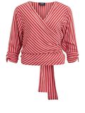 Object Collectors Item STRIPED, WRAP BLOUSE, Haute Red, highres - 23027309_HauteRed_634517_001.jpg