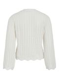 VILA TIE STRING KNITTED CARDIGAN, Snow White, highres - 14107043_SnowWhite_002.jpg
